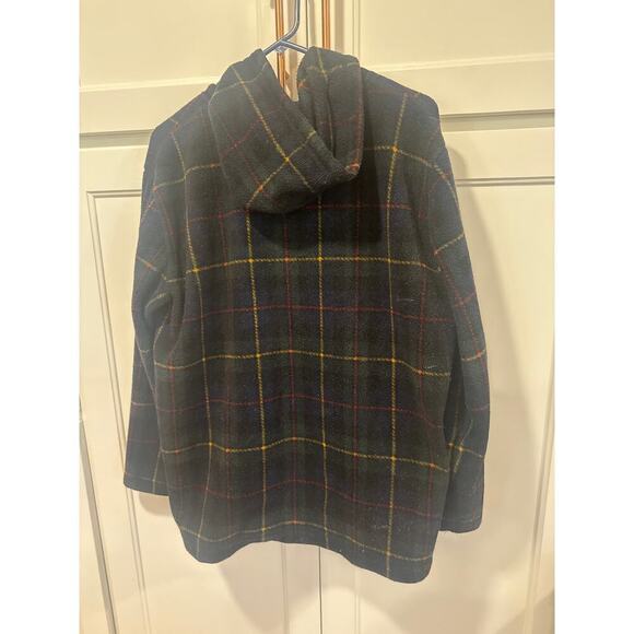 Lauren Ralph Lauren plaid Navy jacket vintage men’s large zippered casual - Picture 4 of 5